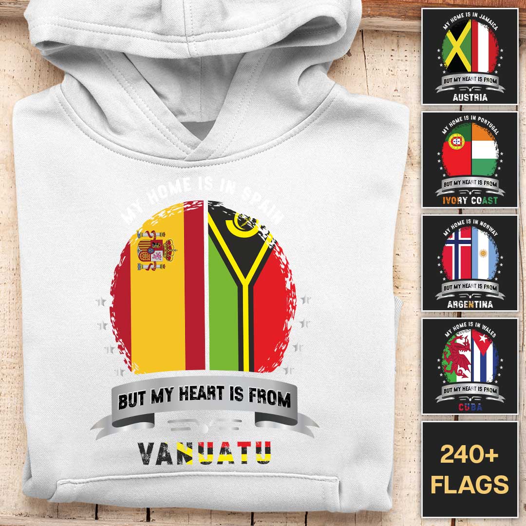 But My Heart Is from - Customizable Hoodie - Image 3